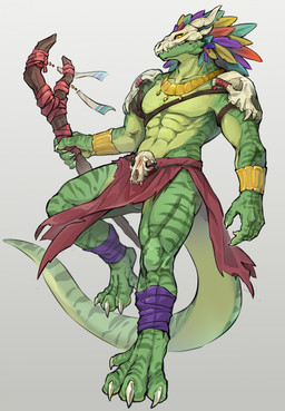 5_fingers abs bone bone_mask claws digitigrade finger_claws fingers male mask muscular muscular_male skull skull_mask solo tail toe_claws carbondheat terraria witch_doctor_(terraria) scalie hi_res
