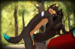 abs anthro balls belt bent_over black_fur black_hair blue_eyes breasts brown_fur butt canine car clenched_teeth clothed clothing dipstick_tail dog erection eyes_closed fcsimba female from_behind fur german_shepherd hair half-dressed headband headgear hi_res leaf long_hair looking_back male mammal mirror nipples nude one_eye_closed open_mouth outside pants pants_down pecs penetration penis plant raised_arm sex shadow sharp_teeth shiny shirt shirt_lift standing straight teal_fur teal_markings teal_penis teeth tree undressing white_eyes white_fur wolf wood
Rating: Explicit
Score: 15
User: toh
Date: October 09, 2013