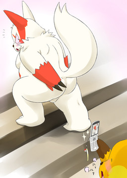 anthro balls blush butt cellphone chubby claws fur fur_markings kemono looking_back male mammal manya mongoose moobs mouse nintendo nude phone pixiv pokémon raichu rodent video_games white_fur zangoose
Rating: Explicit
Score: 5
User: terminal11
Date: April 13, 2014