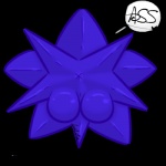 ambiguous_gender anus butt heart_symbol purple_body simple_background solo star text transparent_background itskyte nintendo pokemon generation_1_pokemon pokemon_(species) starmie 1:1 alpha_channel english_text low_res