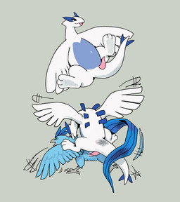 animal_genitalia animal_penis back_bite back_spikes beak belly bite blep blue_belly blue_body blue_feathers blue_spikes cloacal cloacal_penetration duo eyes_closed feathered_wings feathers feet female female_penetrated feral feral_on_feral feral_penetrated feral_penetrating feral_penetrating_feral genitals grey_background grey_beak grey_feet grey_scutes interspecies male male/female male_penetrating male_penetrating_female open_beak open_mouth penetration penile penile_penetration penis penis_in_cloaca pink_penis pink_tongue rear_view scutes sex simple_background spiked_tail spikes spikes_(anatomy) spread_legs spread_wings spreading tail tapering_penis tongue tongue_out white_body white_skin white_tail white_wings wings birdpaw_(artist) nintendo pokemon articuno avian bird generation_1_pokemon generation_2_pokemon legendary_pokemon lugia pokemon_(species) 2026 digital_drawing_(artwork) digital_media_(artwork) hi_res multiple_images
