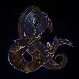 ambiguous_gender claws duo eyes_closed feet feral fur horn simple_background tail toes wings dark_violet european_mythology mythology canid canine canis domestic_dog dragon mammal mythological_creature mythological_scalie scalie western_dragon wyvern 1:1 2026 absurd_res digital_drawing_(artwork) digital_media_(artwork) hi_res