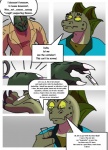 2011 anthro biceps comic dialogue dinner_date_by_rex_equinox dragon english_text hi_res lizard male male/male muscular mythological_creature mythological_scalie mythology reptile rex_equinox scalie text transformation
