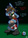2012 catmonkshiro clothing gloves lucario male nintendo pants pokémon red_eyes shirt shoes socks torn_clothing transformation ultraball video_games
Rating: Safe
Score: 4
User: PheagleAdler
Date: August 15, 2012