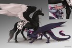 accessory animal_genitalia animal_penis balls bdsm black_body black_feathers black_hair black_penis bodily_fluids bondage bound claws cock_ring collar cum cum_in_mouth cum_inside cum_on_face cum_on_penis cum_on_tongue duo equine_genitalia equine_penis feathered_wings feathers feral flared_penis genital_fluids genitals gradient_hair grey_body grey_eyes grey_hair grey_horn grey_underbelly hair hooves horn jewelry knot leaking leaking_cum leaking_precum leather looking_pleasured male male/male markings membrane_(anatomy) membranous_wings neck_bulge open_mouth orange_eyes penis penis_accessory penis_jewelry penis_on_face penis_on_head pink_body pink_feathers pink_markings pink_penis precum purple_body purple_feathers purple_penis restraints simple_background smile smirk spreader_bar tail_on_ground tongue tongue_out white_background white_body white_feathers white_hair wings wings_tied superlavplov mythology alterion_(alter) frey_(midnightrobin) dragon equid equine feathered_dragon feathered_scalie horse mammal mythological_creature mythological_equine mythological_scalie scalie winged_unicorn hi_res