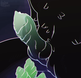 animal_genitalia black_body bodily_fluids egg feathers genital_fluids genital_focus genital_slit genitals knot knot_root knotted_penis male navel ovipositor ovipositor_penis penis ridged_knotted_penis ridged_penis solo solo_focus lustwasp hi_res
