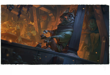 beverage clothed clothing desk detailed_background fur furniture group holding_beverage holding_knife holding_object inside knife lamp looking_up melee_weapon scabbard shield shirt sitting solo_focus sword table tail topwear weapon rudy_siswanto canid canine canis domestic_dog mammal 2019 hi_res