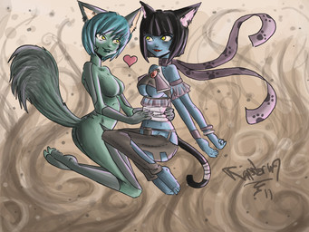 2011 <3 anthro band-aid black_fur black_hair blue_hair blue_skin breasts butt clothed clothing duo feline female female/female fur gem green_fur grey_fur hair jeans kara mammal nude pawprint raptor007 rena scarf smile yellow_eyes
Rating: Questionable
Score: 0
User: GameManiac
Date: February 25, 2015 2011 <3 anthro band-aid black_fur black_hair blue_hair blue_skin breasts butt clothed clothing duo feline female female/female fur gem green_fur grey_fur hair jeans kara mammal nude pawprint raptor007 rena scarf smile yellow_eyes
Rating: Questionable
Score: 0
User: GameManiac
Date: February 25, 2015