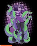 5_eyes 6_arms black_hair boots breasts clothed clothing eyelashes fangs female footwear hair leggings legwear liquid multi_arm multi_eye multi_limb patreon_logo purple_body purple_skin shoes simple_background smile solo sweater teeth tentacles text topwear dankodeadzone patreon undertale undertale_(series) muffet zone-tan animal_humanoid arachnid arachnid_humanoid arthropod arthropod_humanoid humanoid monster spider spider_humanoid hi_res