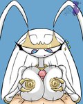 anthro areola big_breasts breast_play breasts duo female genitals humanoid_genitalia humanoid_penis male mostly_offscreen_character nipples penis sex simple_background titfuck yellow_areola yellow_nipples six343 nintendo pokemon arthropod generation_7_pokemon insect pheromosa pokemon_(species) ultra_beast absurd_res hi_res