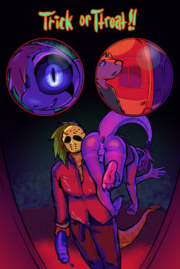 anthro anus balls clothing costume dildo duo exhibitionism feet femboy fisheye_lens foreskin genitals gynomorph hair hockey_mask holidays humanoid_genitalia humanoid_penis intersex looking_at_viewer male mask penis sex_toy sports_mask sportswear tail text atrolux conditional_dnp halloween amon_(atrolux) kyra_(atrolux) mammal murid murine pit_viper rat rattlesnake reptile rodent scalie snake viper english_text hi_res mother_(lore) mother_and_child_(lore) mother_and_son_(lore) parent_(lore) parent_and_child_(lore) parent_and_son_(lore) son_(lore)