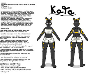 anthro bandage breasts butt clothing crown feet female headgear simple_background solo tail text tight_clothing xerg-7 nintendo pokemon kata_(xerg-7) eeveelution generation_2_pokemon pokemon_(species) umbreon absurd_res hi_res model_sheet