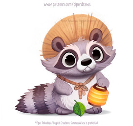 ambiguous_gender black_body black_eyes black_fur clothing convenient_censorship fangs feral fig_leaf fur grey_body grey_fur hat headgear headwear lamp lantern leaf rope simple_background solo teeth text whiskers white_background white_body white_fur piper_thibodeau mammal procyonid raccoon 2021 censored digital_media_(artwork) digital_painting_(artwork) painting_(artwork) url