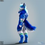 anthro blue_body blue_fur butt fur green_body green_hair hair looking_at_viewer male pose posed qr_code simple_background smile smiling_at_viewer smirk smirking_at_viewer solo tail vrchat_model white_body white_fur daytia c4d canid canine canis mammal wolf 1:1 3d_(artwork) cinema_4d_(artwork) digital_media_(artwork) hi_res