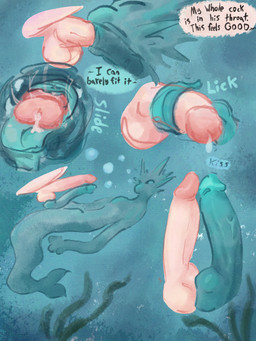 anthro balls balls_touching big_penis blue_balls blue_penis blue_tongue disembodied_penis duo fellatio foreskin frottage genitals humanoid_genitalia humanoid_penis hung_bottom internal internal_fellatio internal_oral licking long_tongue male male/male nude oral oral_penetration penetration penile penis penis_in_mouth penis_lick penis_on_tongue penises_touching pink_balls pink_penis sex text thought_bubble tongue tongue_around_penis tongue_out tonguejob underwater underwater_blowjob underwater_sex water cheetuppy aquatic fish species_request 3:4 absurd_res english_text hi_res