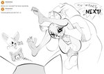 ahegao anal anal_penetration anthro anthro_on_anthro anthro_penetrated anthro_penetrating anthro_penetrating_anthro balls big_balls breasts dialogue disembodied_head dominant dominant_male duo_focus feet female female_penetrated from_behind_position fucked_silly full_nelson genitals group heart_eyes heart_symbol humanoid_feet interspecies looking_pleasured male male/female male_penetrating male_penetrating_female nude penetration penile penile_penetration penis penis_in_ass plantigrade pussy reverse_stand_and_carry_position running_makeup running_mascara sex soles standing standing_sex submissive submissive_female text tongue tongue_out vein veiny_penis xu53r aggretsuko sanrio director_ton fenneko retsuko tsunoda_(aggretsuko) ailurid antelope bovid canid canine domestic_pig fennec_fox fox gazelle mammal red_panda suid suina sus_(pig) thomson's_gazelle true_antelope true_fox 2022 english_text greyscale monochrome