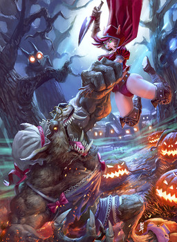 4_fingers 5_fingers action_pose angry anthro attack biceps big_hands black_nose bodily_fluids boots bright_eyes broken_glasses building cape claws clothing eye_contact eyewear fangs female fingers food footwear fruit full_moon fur glasses green_eyes group hair holidays howl light long_fangs looking_at_another male moon moonlight muscular muscular_male no_pupils open_mouth orange_eyes outside panties plant pose pumpkin red_body red_fur red_hair saliva sharp_teeth shoes teeth torn_clothing tree trio underwear matteo_spirito fairy_tales halloween little_red_riding_hood_(copyright) mythology little_red_riding_hood canid canine elf humanoid mammal mythological_canine mythological_creature werecanid werecanine werecreature werewolf digital_media_(artwork)