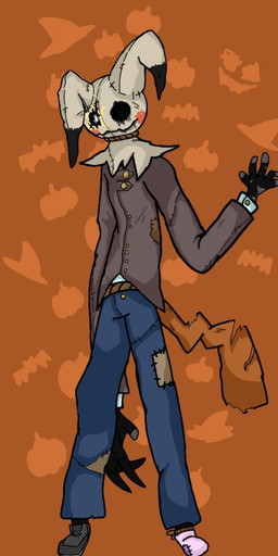 5_fingers black_body bottomwear clothing fingers footwear jacket male mask pants shoes socks solo topwear white_eyes ik0399231269910 nintendo pokemon generation_7_pokemon mimikyu monster pokemon_(species) hi_res