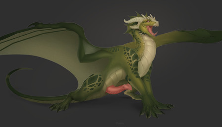 claws dark_claws erection feral frill_(anatomy) genital_focus genitals green_body green_markings green_spikes grey_background horn looking_at_viewer male markings membrane_(anatomy) membranous_wings open_mouth penis presenting presenting_penis simple_background solo spikes tail teasing teasing_viewer teeth tongue tongue_out wings conditional_dnp ztalex mythology velkaris dragon mythological_creature mythological_scalie scalie 7:4 absurd_res colored digital_drawing_(artwork) digital_media_(artwork) hi_res shaded