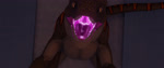 5_fingers bed bedroom black_claws brown_body brown_scales claws countershading curtains curtains_closed feral fingers front_view furniture glowing glowing_mouth hip_sway inside leaning_on_bed long_tail looking_at_viewer markings mouth_shot on_bed open_mouth orange_markings pink_mouth pink_tongue presenting_mouth pupils raised_tail scales sharp_teeth slit_pupils solo_focus standing striped_body striped_markings stripes tail teasing teasing_viewer teasing_with_mouth teeth tongue white_sclera kajar jinnoaka_(modeler) dinosaur interceptor prehistoric_species reptile scalie theropod 3d_(artwork) 3d_animation animated blender_(artwork) digital_media_(artwork) hi_res no_sound webm