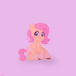 bent_legs blue_eyes blue_pupils blush brown_hooves closed_smile cutie_mark eyebrows eyelashes feathered_wings feathers female female_feral feral folded_wings fur heart_symbol hooves mane medium_mane medium_tail mouth_closed pink_eyebrows pink_mane pink_tail pupils purple_background quadruped simple_background sitting smile solo tail unguligrade wings yellow_body yellow_fur yellow_wings starburst_uwu friendship_is_magic hasbro my_little_pony mythology fluttershy_(mlp) equid equine mammal mythological_creature mythological_equine pegasus 1:1 2024 absurd_res colored digital_drawing_(artwork) digital_media_(artwork) hi_res shaded