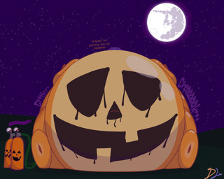 air_inflation belly big_belly creaking dialogue helium_inflation helium_tank hissing holidays hose hose_inflation huge_belly hyper hyper_belly hyper_inflation inflation jack-o'-lantern moon onomatopoeia orange_text solo sound_effects text doubleloop23 halloween hasbro my_little_pony double_loop earth_pony equid equine horse mammal pony 2024 5:4 absurd_res english_text hi_res signature