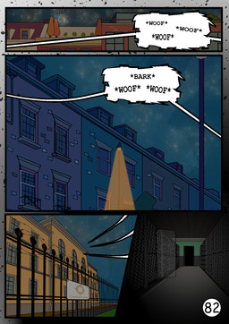 building house london night onomatopoeia outside sound_effects speech_bubble text victorian_architecture zero_pictured redundantmodule 101_dalmatian_street 101_dalmatians disney comic english_text hi_res