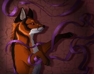 4_fingers ambiguous_gender black_body black_claws black_fur black_nose brown_body brown_fur claws eyelashes feral fingers fur inner_ear_fluff leg_markings long_mouth lying markings no_sclera nude on_ground on_side orange_body orange_eyes orange_fur paws ribbons shadow side_view snout socks_(marking) solo tuft whiskers white_body white_fur jay-kuro canid canine fox mammal red_fox true_fox 2014 character_request half-length_portrait hi_res portrait
