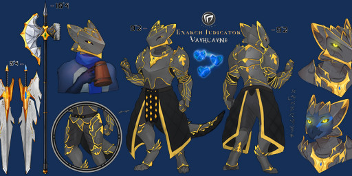 anthro armor chart glowing glowing_eyes height_chart male melee_weapon polearm scarf solo sword weapon silver_warrior08 capcom monster_hunter vayhl'ayne_(vahlyance) flying_wyvern nargacuga absurd_res alpha_channel hi_res model_sheet