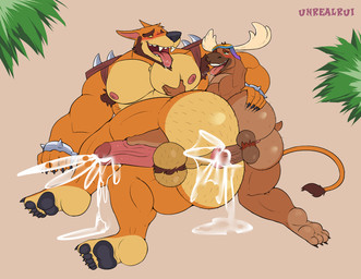 ahegao anal anal_orgasm anal_penetration anthro anthro_on_anthro anthro_penetrated anthro_penetrating anthro_penetrating_anthro antlers anus arm_over_shoulder armpit_fetish armpit_hair armpit_lick armpit_play backsack ball_size_difference ball_tuft balls barazoku beard big_balls big_butt big_penis blush bodily_fluids body_hair bracelet brown_body brown_fur bubble_butt butt butt_grab butt_hair butt_size_difference claws cum cum_in_ass cum_inside cum_on_butt cum_on_penis cum_pool cum_splatter cumshot darkened_balls darkened_genitalia darkened_penis dominant dominant_anthro drooling duo ejaculation eyebrows eyewear eyewear_on_head facial_hair fangs feet foot_fetish foot_on_penis foot_play footjob footjob_while_penetrating from_behind_position fur genital_fluids genitals glistening glistening_butt goggles goggles_on_head hair hairy hairy_balls hand_on_butt hands-free horn huge_butt humanoid_feet humanoid_genitalia humanoid_penis interspecies jewelry larger_male larger_penetrated licking looking_pleasured looking_up lying male male/male male_penetrated male_penetrating male_penetrating_male manly muscular muscular_anthro muscular_bottom muscular_male nipples on_side open_mouth open_smile orange_body orange_fur orgasm paws pec_grab pecs penetration penile penile_penetration penis penis_size_difference perineum plantigrade pubes puffy_anus rear_view red_hair saliva sex sharp_teeth shoulder_pads size_difference small_top_big_bottom smaller_male smile soles spiked_bracelet spiked_shoulder_pads spikes spoon_position submissive submissive_anthro tail tail_tuft tan_body tan_fur teeth thick_eyebrows tongue tongue_out tuft vein veiny_penis unrealrui activision crash_bandicoot_(series) hasty_(crash_bandicoot) tiny_tiger dasyuromorph deer mammal marsupial moose new_world_deer recently_extinct_species thylacine 2025 hi_res