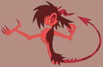 anthro conditional_dnp demon demon_humanoid eyewear fan_character fur glasses hazbin_hotel humanoid humanoid_face labbit_(artist) male red_body red_fur smile solo warm_colors