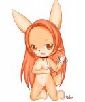 anthro areola breasts chibi female genitals kemono nipples pink_areola pink_nipples pussy simple_background solo white_background kryztar lagomorph leporid mammal rabbit 5:6 absurd_res digital_media_(artwork) hi_res shaded