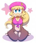2013 big_breasts blonde_hair blue_eyes bottomless breasts brown_fur cleavage clothed clothing dixie_kong female fur hair hat hindpaw kneeling long_hair looking_at_viewer monkey nitro paws ponytail primate shirt smile solo thick_thighs thighs wide_hips
Rating: Safe
Score: 16
User: Fur_in_the_dark
Date: December 20, 2013