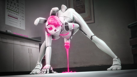 anthro belt big_breasts bodily_fluids breasts colored_cum cross cum cum_on_ground ear_piercing ejaculation genital_fluids genitals glans glowing glowing_cum glowing_eyes glowing_genitalia glowing_glans glowing_hair glowing_jewelry gynomorph hair hand_on_penis holding_penis humanoid_genitalia humanoid_penis inside intersex jewelry looking_at_viewer machine nipples nude nude_anthro nude_gynomorph nude_intersex nurse orgasm penis piercing pink_cum pink_eyes pink_glans pink_hair scut_tail short_hair short_tail simple_background smile solo tail text unusual_bodily_fluids unusual_cum unusual_genital_fluids doctorpurple2000 disembowell_(modeler) red-eye_(modeler) five_nights_at_freddy's scottgames fan_character animatronic lagomorph leporid mammal rabbit robot 16:9 3d_(artwork) absurd_res digital_media_(artwork) full-length_portrait hi_res portrait source_filmmaker_(artwork) watermark widescreen