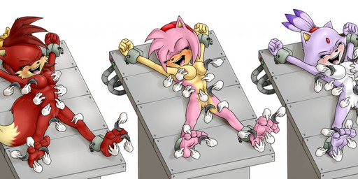 amy_rose ankle_cuffs barefoot bdsm blaze_the_cat bondage bound breasts cuffs female fiona_fox foot_fetish hindpaw nipples nude paws pussy sega shackles sonic_(series) spreading table tickling wtfeather
Rating: Explicit
Score: -1
User: spy02
Date: October 15, 2012