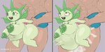 2:1 abdominal_bulge ahegao areola big_breasts bodily_fluids breasts cum cum_in_pussy cum_inflation cum_inside duo ejaculation elemental_creature elemental_humanoid eyelashes featureless_feet feet female feyhearts flora_fauna generation_3_pokemon genital_fluids green_areola green_body green_eyes green_lips green_milk green_nipples human human_penetrating humanoid inflation interspecies lactating larger_male lips looking_pleasured male male/female mammal milk nintendo nipples nude open_mouth penetration plant plant_humanoid pokemon pokemon_(species) pokephilia purple_background roselia sex short_stack simple_background size_difference smaller_female tan_body tan_skin thick_thighs vaginal vaginal_penetration wide_hips