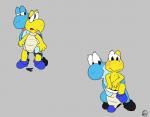 anthro blue_shell blush boots clothing cuddling duo featureless_crotch footwear nude shell shoes tongue turtle_shell underwear undressed undressing yosshidoragon mario_bros nintendo lighty_marteniz cyan_yoshi dinosaur furred_yoshi hybrid koopa koopa_troopa lizard prehistoric_species reptile scalie yoshi hi_res