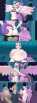 3d_(artwork) absurd_res anthro anthrofied assisted_exposure aunt_(lore) aunt_and_niece_(lore) barely_visible_genitalia barely_visible_pussy big_breasts big_butt breasts butt clothed clothing comic crossed_arms digital_media_(artwork) dragon english_text equid equine feathers female female/female flurry_heart_(mlp) friendship_is_magic genitals group hasbro hi_res horn incest_(lore) male mammal my_little_pony mythological_creature mythological_equine mythological_scalie mythology niece_(lore) nipples nude panties papadragon69 purple_body purple_feathers pussy scalie spike_(mlp) text thong topless trio twilight_sparkle_(mlp) underwear winged_unicorn wings