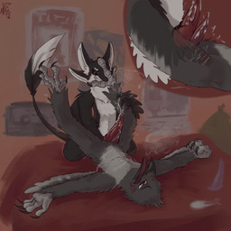 2_finger_fingering 3_fingers 3_toes 4_ears 4_fingers 4_toes animal_genitalia animal_penis animal_vulva anthro avian_arms avian_feet beak bed bed_sheet bedding big_penis black_beak black_body black_feathers black_finger_claws black_fur black_genital_slit black_sclera black_toe_claws black_vulva blush bodily_fluids breath canine_genitalia canine_vulva chest_tuft claws condom countershading crotch_shot cum cum_while_penetrated cumshot cutaway digitigrade dominant dominant_intersex dominant_maleherm duo ejaculation embarrassed erection excessive_genital_fluids feathered_wings feathers feet filled_condom finger_claws fingering fingering_partner fingers foot_fetish foot_on_face foot_play from_front_position frottage fur furniture genital_fluids genital_focus genital_slit genitals grin hands-free inside internal intersex intersex/intersex intersex_penetrated intersex_penetrating interspecies intravaginal_penis knot knotted_penis knotted_tapering_penis leg_grab looking_at_another looking_at_partner lying maleherm maleherm/maleherm maleherm_penetrated maleherm_penetrating motion_lines multi_ear multicolored_body nude on_back on_bed open_mouth orgasm penetration penile penis penis_focus penis_size_difference penises_touching pillow pink_penis plump_labia poster puffy_genital_slit purple_eyes questionable_consent raised_leg red_penis scuted_arms scuted_hands scutes sex sexual_barrier_device shaking side_view simple_background smile smug spread_arms steamy_breath submissive submissive_intersex submissive_maleherm tail talon_fetish talons tapering_penis teeth text toe_claws toes tongue tremble_spikes trembling tuft tufted_fur vaginal vaginal_fingering vaginal_fluids vaginal_penetration vulva white_body white_feathers white_fur winged_arms wings kestrel_(artist) fyr_(fenrir784) rook_(crowvern) avali avian bird corvid corvus_(genus) crow oscine passerine 1:1 2025 absurd_res colored digital_drawing_(artwork) digital_media_(artwork) english_text hi_res shaded signature simple_shading