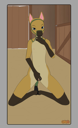 abstract_background anthro blue_eyes blurred_background blush body_blush border bridle clitoris door doorway female flat_chested front_view fur genitals glistening glistening_eyes gloves_(marking) grey_border hand_on_vulva hay hooves horse_tail kneeling leg_markings light_body light_fur lock loli looking_at_viewer markings navel nipples nude pink_inner_ear pink_nipples pink_vulva presenting presenting_vulva socks_(marking) solo spread_legs spread_vulva spreading stable tail tail_wrapping tail_wraps tan_body tan_fur vulva vulva_blush wall_(structure) wood wood_door wood_wall wraps young young_anthro coffeekit cavalry_(coffeekit) equid equine horse mammal colored hi_res