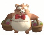 anthro basket belly bow_tie brown_body brown_fur container cute_fangs eyebrows eyewear fangs fur glasses male mature_male overweight picnic_basket plushie seam_(sewing) short_stack solo teddy_bear teeth thick_eyebrows naughtygoblinz teddy_baron animate_inanimate bear living_plushie mammal 3d_(artwork) digital_media_(artwork)