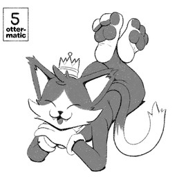 3_toes anthro cheek_tuft clothing crown dipstick_tail eyes_always_closed eyes_closed facial_tuft fangs feet foot_fetish foot_focus fur fur_tuft gloves handwear head_tuft headgear lying male markings on_front open_mouth open_smile pawpads paws simple_background smile solo tail tail_markings teasing teasing_viewer teasing_with_feet teeth toes tuft wearing_gloves white_background otter-matic final_fantasy final_fantasy_vii square_enix cait_sith_(ff7) domestic_cat felid feline felis mammal 1:1 monochrome