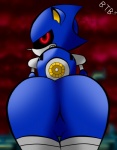 ambiguous_gender anthro big_butt butt featureless_crotch huge_butt looking_at_viewer machine nude solo cyandrive98 sega sonic_the_hedgehog_(series) metal_sonic robot 2015