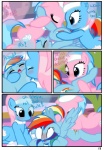 2012 absurd_res aloe_(mlp) blue_body blue_feathers blue_fur blue_hair blush comic cunnilingus cutie_mark dialogue earth_pony english_text equid equine feathered_wings feathers female female/female feral friendship_is_magic fur group hair hasbro hi_res horse indirect_incest_(lore) lotus_(mlp) mammal multicolored_hair my_little_pony mythological_creature mythological_equine mythology oral pegasus pink_hair pony pyruvate rainbow_dash_(mlp) rainbow_hair sex sibling_(lore) spa tail text vaginal wing_boner wings