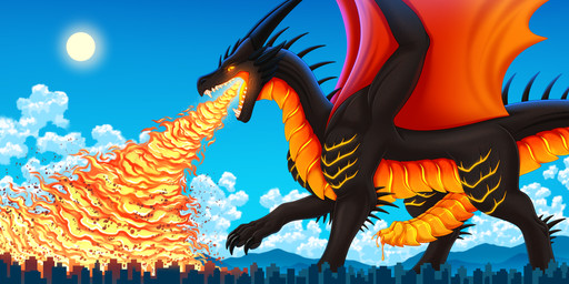 2_penises city city_background city_crushing city_destruction destruction extreme_size_difference feral fire genitals macro macro_feral macro_focus macro_male male multi_genitalia multi_penis orgasm penis powerful simultaneous_orgasms size_difference solo trampling wings furrypur mythology dragon mythological_creature mythological_scalie scalie absurd_res hi_res