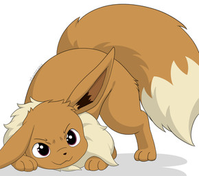 3_toes ambiguous_gender ass_up bodily_fluids brown_body brown_fur feet feral fur hair lying on_front simple_background smile solo tail toes whyvern nintendo pokemon canid eevee generation_1_pokemon mammal pokemon_(species) 2026 absurd_res digital_media_(artwork) hi_res