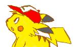 ambiguous_gender simple_background solo pasaran nintendo pokemon ashchu generation_1_pokemon pikachu pokemon_(species) low_res