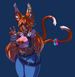 2_tails animal_ears big_breasts bottomwear breasts cat_tail clothed clothed_female clothed_humanoid clothing denim denim_bottomwear denim_clothing female fur hair huge_thighs jeans long_hair multi_tail multicolored_body multicolored_fur multicolored_hair orange_body orange_fur orange_hair pants small_waist solo tail thick_thighs topwear two_tone_body two_tone_fur two_tone_hair white_body white_fur white_hair wide_hips yellow_eyes jayecho trials_in_tainted_space fisianna_luvalle animal_humanoid cat_humanoid felid felid_humanoid feline feline_humanoid humanoid kaithrit mammal mammal_humanoid 2017 alpha_channel