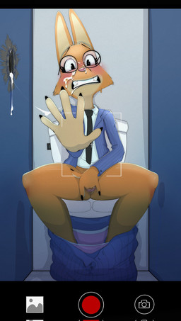5_fingers anthro bathroom biped black_eyes black_nails blush bodily_fluids bottomwear bottomwear_down camera_view caught_in_the_act caught_masturbating cellphone clenched_teeth clothed clothing colored_edge_panties colored_edge_underwear colored_nails cum cum_in_mouth cum_inside cum_on_face cum_on_glasses cum_string electronics embarrassed eyewear female fingering fingering_self fingers front_view genital_fluids genitals glasses glory_hole looking_at_viewer looking_forward masturbation nails necktie orange_body panties panties_around_ankles panties_down pants pants_around_ankles pants_down partially_clothed phone pink_clothing pink_panties pink_underwear public_masturbation public_restroom raised_hand restroom_stall sitting solo spread_legs spreading suit teeth toilet underwear underwear_down vaginal vaginal_fingering vaginal_masturbation voyeur vulva wide_eyed scrib_scrab dreamworks the_bad_guys diane_foxington canid canine fox mammal hi_res
