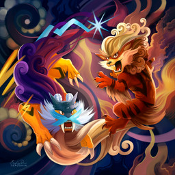 ambiguous_gender arcanine brown_eyes digital_drawing_(artwork) duo electric_type feral fire_type fluffy_tail foo_dog fur hair legendary_pokémon mammal nintendo open_mouth orange_fur pokémon raikou red_eyes teeth tongue tsaoshin video_games warm_colors white_fur yellow_fur
Rating: Safe
Score: 3
User: slyroon
Date: July 19, 2014 ambiguous_gender arcanine brown_eyes digital_drawing_(artwork) duo electric_type feral fire_type fluffy_tail foo_dog fur hair legendary_pokémon mammal nintendo open_mouth orange_fur pokémon raikou red_eyes teeth tongue tsaoshin video_games warm_colors white_fur yellow_fur
Rating: Safe
Score: 3
User: slyroon
Date: July 19, 2014